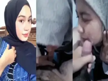 Hijaber Sepong Kontol Crot Muka